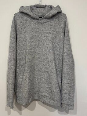 Lululemon Textured Double Knit Cotton Hoodie Size L EUC At Ease / Ease The Day
